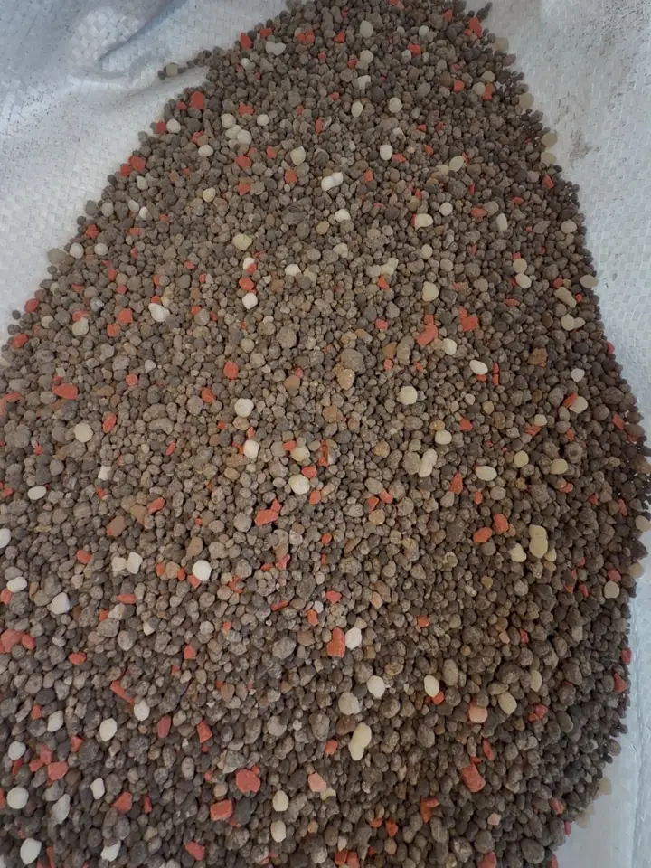 Grânulos coloridos de mistura NPK